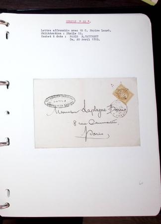 1830-1920, Collection de lettres avec principalement