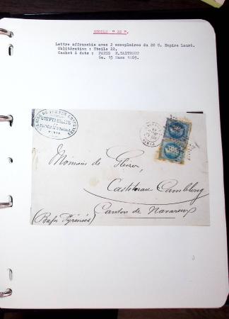 1830-1920, Collection de lettres avec principalement