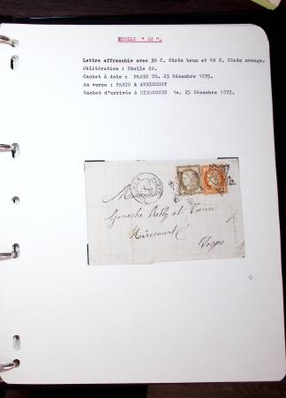 1830-1920, Collection de lettres avec principalement