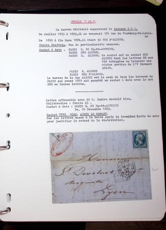 1830-1920, Collection de lettres avec principalement