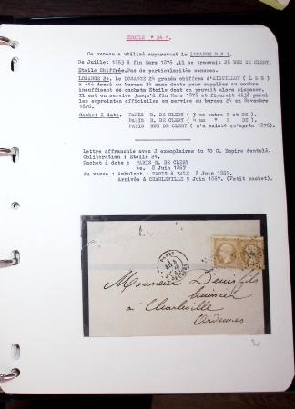 1830-1920, Collection de lettres avec principalement