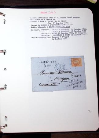1830-1920, Collection de lettres avec principalement
