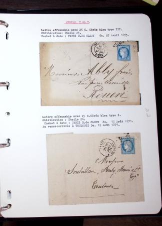 1830-1920, Collection de lettres avec principalement