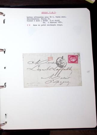 1830-1920, Collection de lettres avec principalement