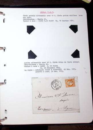 1830-1920, Collection de lettres avec principalement