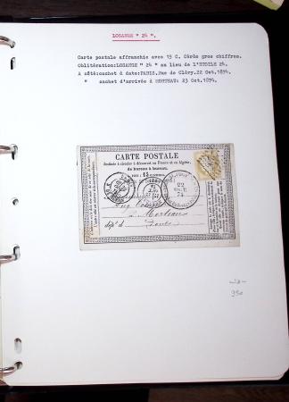 1830-1920, Collection de lettres avec principalement
