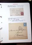 1830-1920, Collection de lettres avec principalement