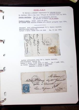 1830-1920, Collection de lettres avec principalement