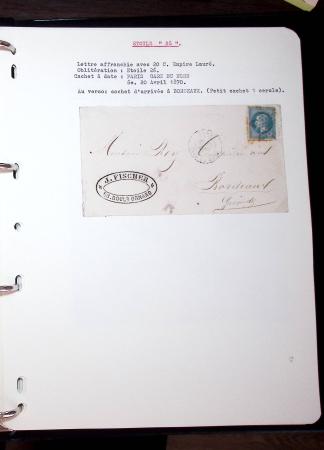1830-1920, Collection de lettres avec principalement