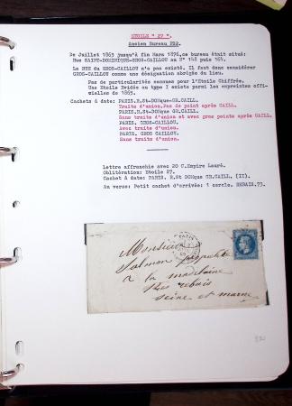 1830-1920, Collection de lettres avec principalement