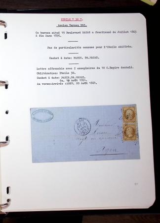 1830-1920, Collection de lettres avec principalement