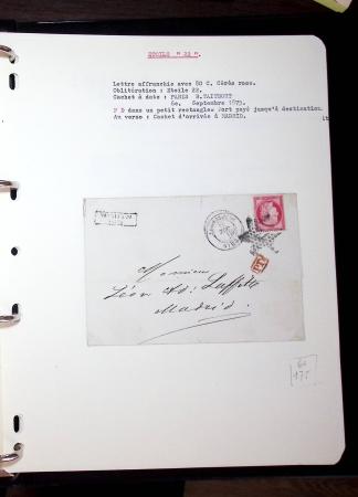 1830-1920, Collection de lettres avec principalement