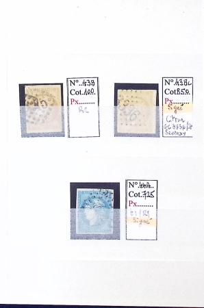 1849-1876, Lot de classiques de France, avec N°2 ST,
