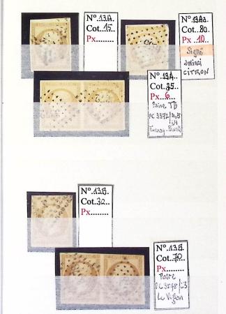 1849-1876, Lot de classiques de France, avec N°2 ST,