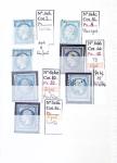 1849-1876, Lot de classiques de France, avec N°2 ST,