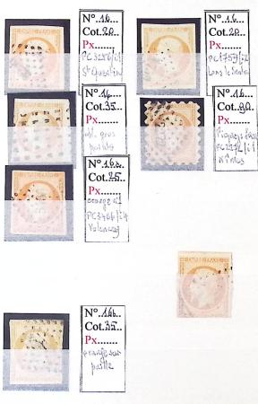 1849-1876, Lot de classiques de France, avec N°2 ST,