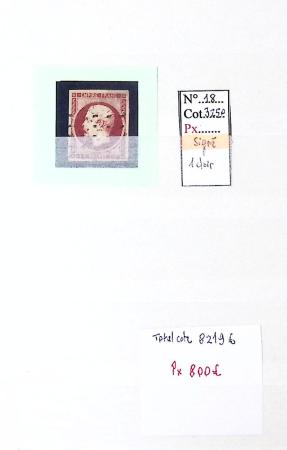1849-1876, Lot de classiques de France, avec N°2 ST,