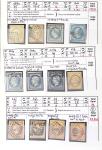 1849-1876, Lot de classiques de France, avec N°2 ST,