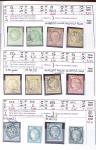 1849-1876, Lot de classiques de France, avec N°2 ST,