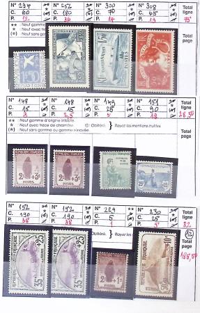 1849-1876, Lot de classiques de France, avec N°2 ST,