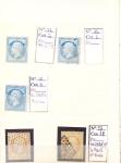 1849-1876, Lot de classiques de France, avec N°2 ST,