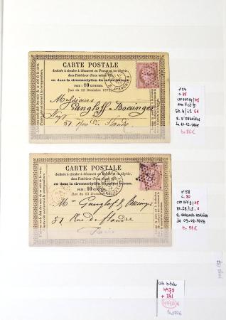 1849-1876, Lot de classiques de France, avec N°2 ST,