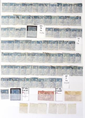 1849-1876, Lot de classiques de France, avec N°2 ST,