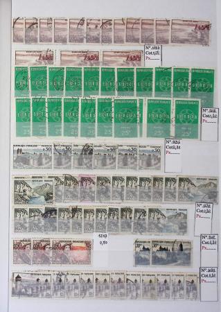 1849-1876, Lot de classiques de France, avec N°2 ST,