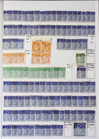 1849-1876, Lot de classiques de France, avec N°2 ST,