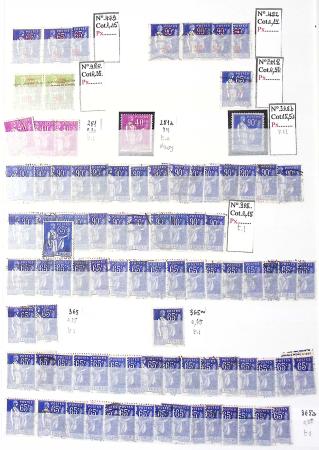 1849-1876, Lot de classiques de France, avec N°2 ST,