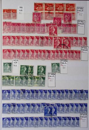 1849-1876, Lot de classiques de France, avec N°2 ST,