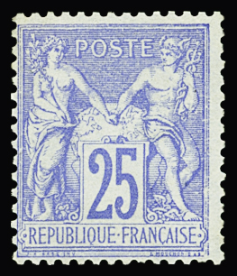 N°68 25c outremer, neuf * quasi **, très frais, TB.