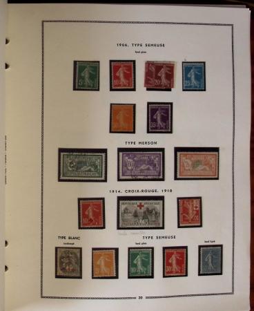 1849-1997 Belle collection de timbres neufs de France