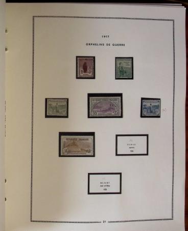 1849-1997 Belle collection de timbres neufs de France