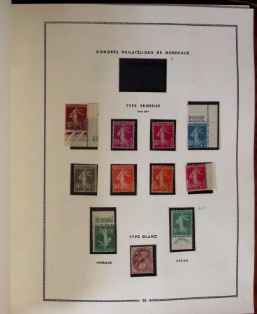 1849-1997 Belle collection de timbres neufs de France