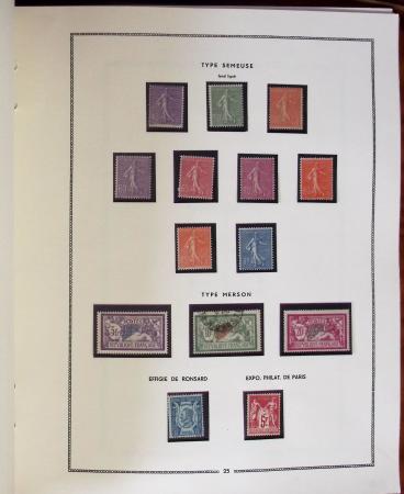 1849-1997 Belle collection de timbres neufs de France
