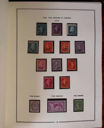 1849-1997 Belle collection de timbres neufs de France