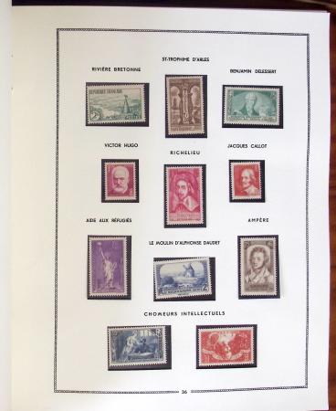 1849-1997 Belle collection de timbres neufs de France