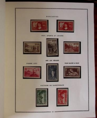 1849-1997 Belle collection de timbres neufs de France