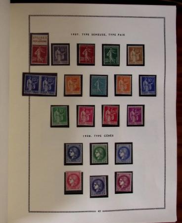 1849-1997 Belle collection de timbres neufs de France