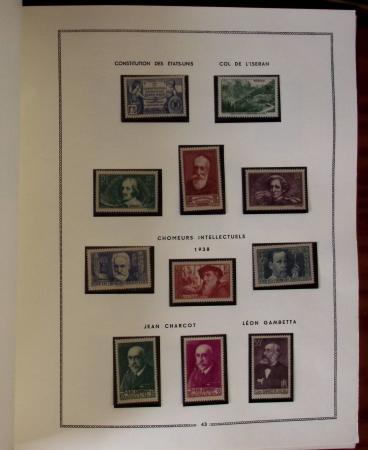 1849-1997 Belle collection de timbres neufs de France
