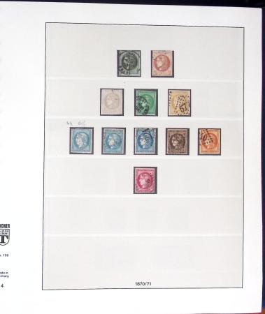 1849-1984, Collection de timbres de France en 6 albums