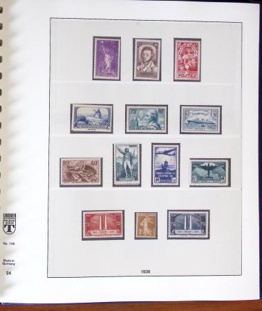 1849-1984, Collection de timbres de France en 6 albums