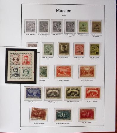 1925-2009, Collection de timbres neufs de MONACO, très