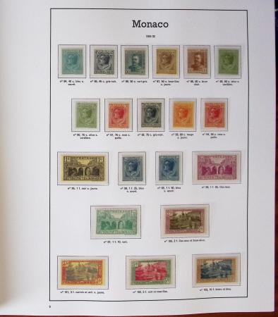 1925-2009, Collection de timbres neufs de MONACO, très