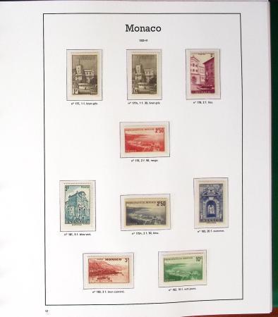 1925-2009, Collection de timbres neufs de MONACO, très