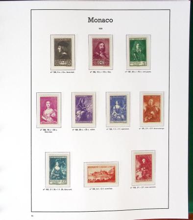 1925-2009, Collection de timbres neufs de MONACO, très