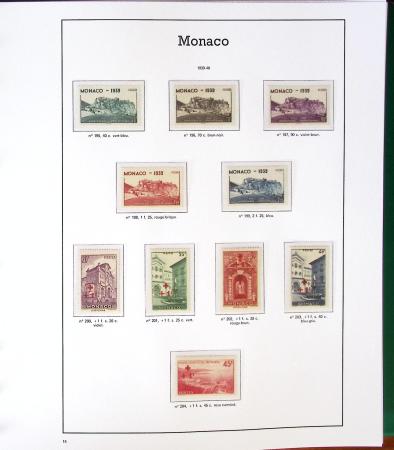 1925-2009, Collection de timbres neufs de MONACO, très
