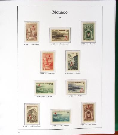 1925-2009, Collection de timbres neufs de MONACO, très
