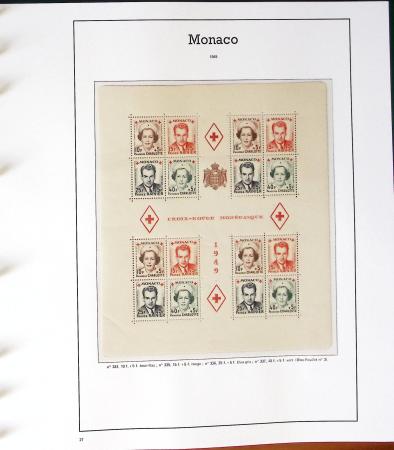 1925-2009, Collection de timbres neufs de MONACO, très